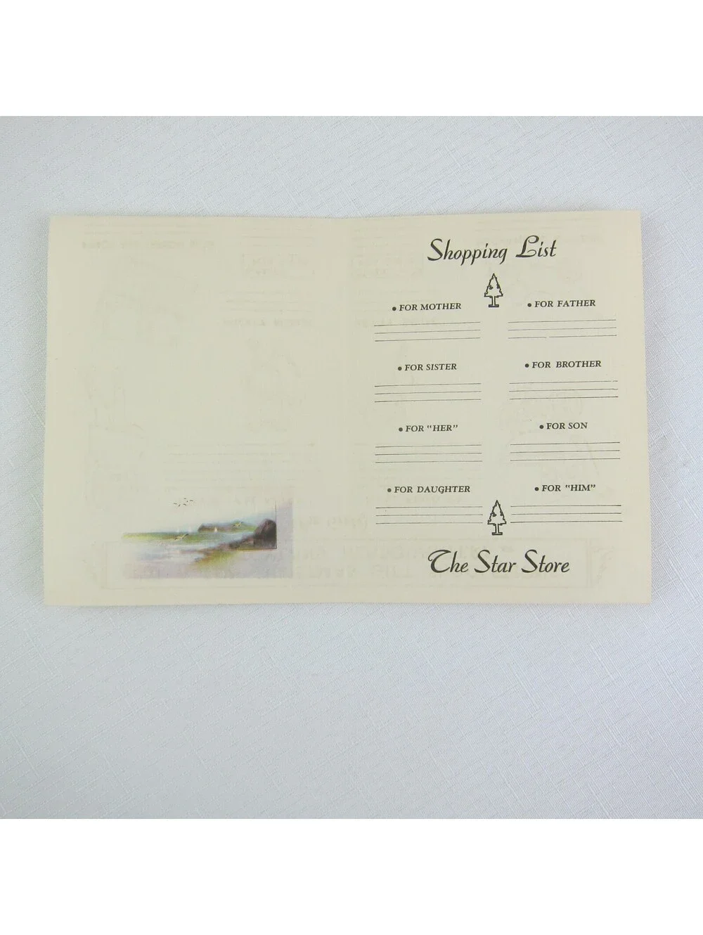 Goes Lithography Co. Chicago Holiday Advertising Sample Sail Ship Vintage 1930s